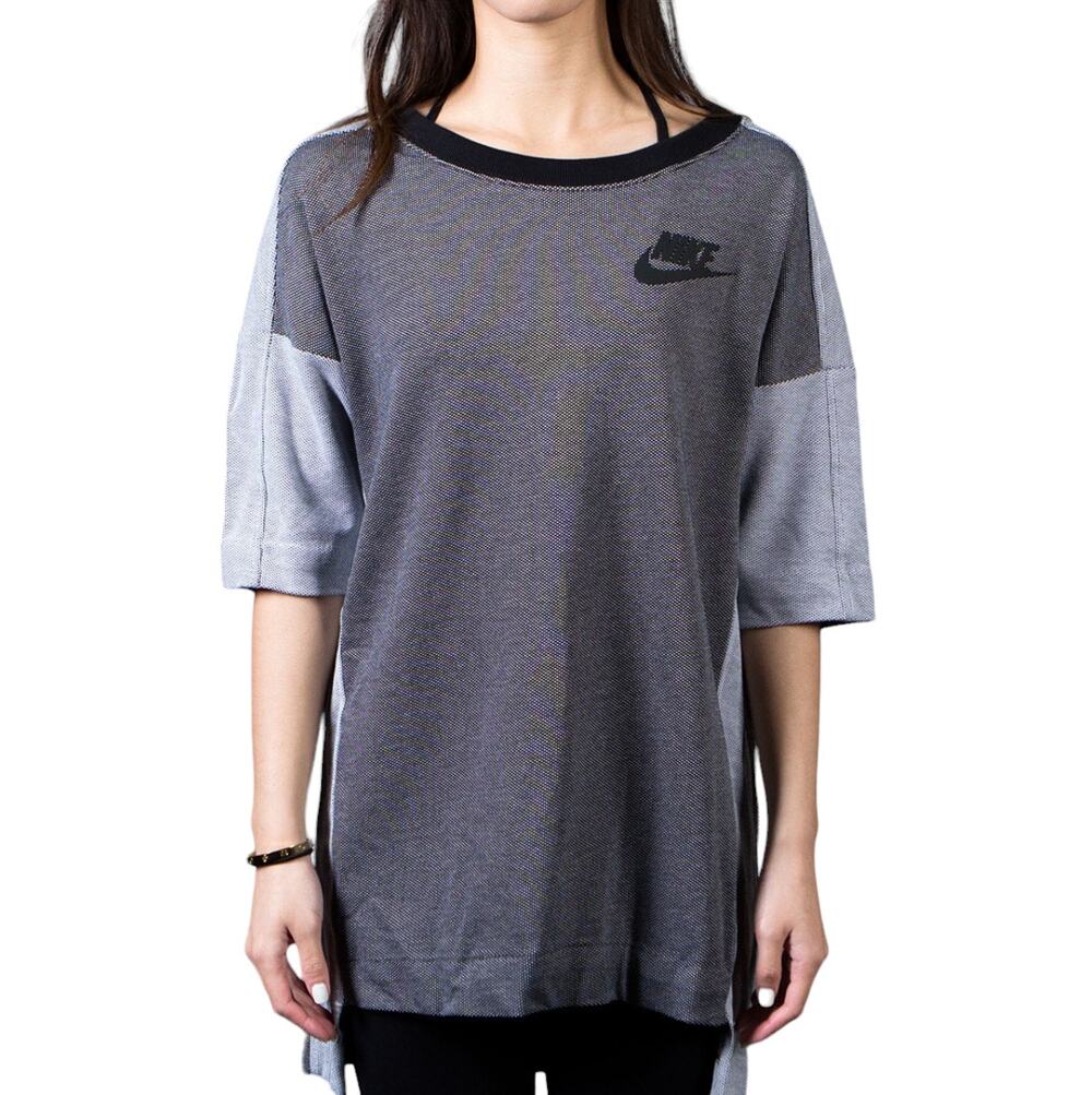 Nike Women's Birdseye Rally Raglan Crew Neck Top